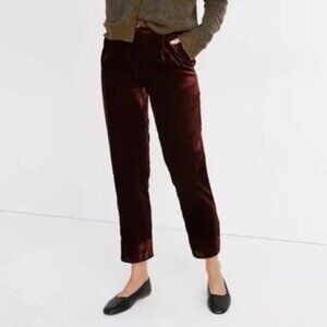 Madewell Velvet Berry Pant xxs